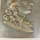 Reliefportrait "Schiller" - Bronze, braun patinier - photo 3