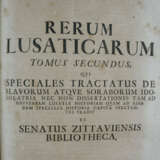 Sammelband Scriptores Rerum Lusaticar - drei zusam - photo 2