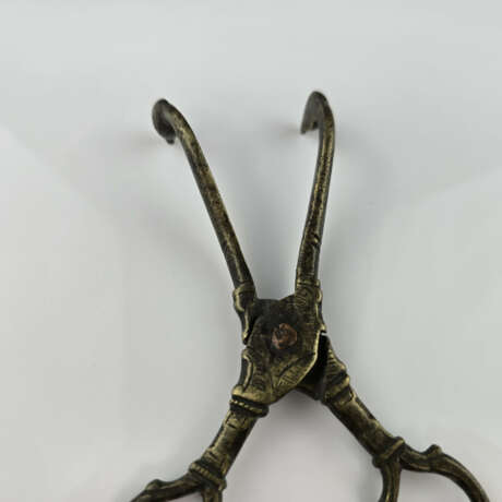 Antike Dochtschere - Indien, Gelbbronze / Kupfer, - photo 2