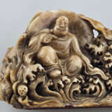 Siegel mit Budai-Figur - China, feine Schnitzarbei - photo 1