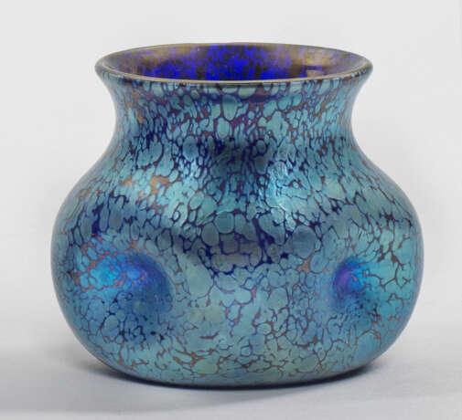 Kleine Vase mit "Cobalt Papillon"-Dekor - Foto 1