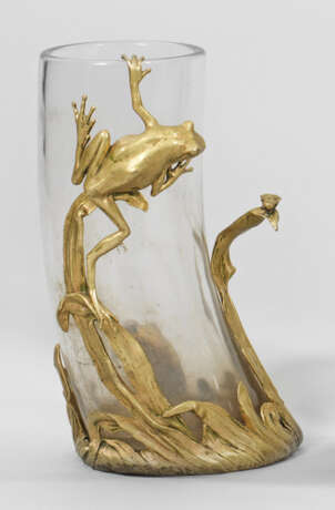 Außergewöhnliche Jugendstil-Vase mit Bronzemontierung - photo 1