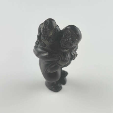 Katabori-Netsuke "Sarumawashi" - Japan, 1.Hälfte 2 - photo 1