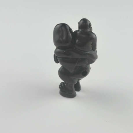 Katabori-Netsuke "Sarumawashi" - Japan, 1.Hälfte 2 - photo 3