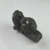 Katabori-Netsuke "Vogel auf Astsockel" - Japan, 1. - Foto 2