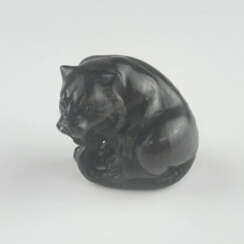 Katabori-Netsuke "Tiger" - Japan, 1.Hälfte 20.Jh.,