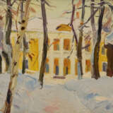 Anonym (20. Jh.) - Expressive Winterlandschaft mit - photo 1