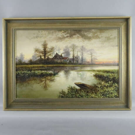 Cole, Arthur H. (XIX-XX) - Flusslandschaft mit Dor - photo 3