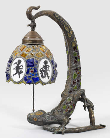 Figurale Jugendstil-Tischlampe - фото 1