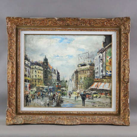 Germain-Jacob, Jean (1900-?) - La Place Clichy in - Foto 3