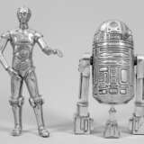 Zwei "Star Wars"-Figuren "R 2-D2" und "C-3PO" - Foto 1