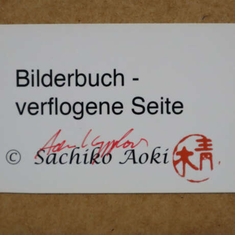 Aoki, Sachiko (XX/XXI) - "Bilderbuch - verflogene - Foto 5