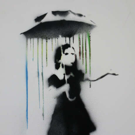 Banksy (*1974 Bristol, nach) - "Dismal Canvas" mit - Foto 2