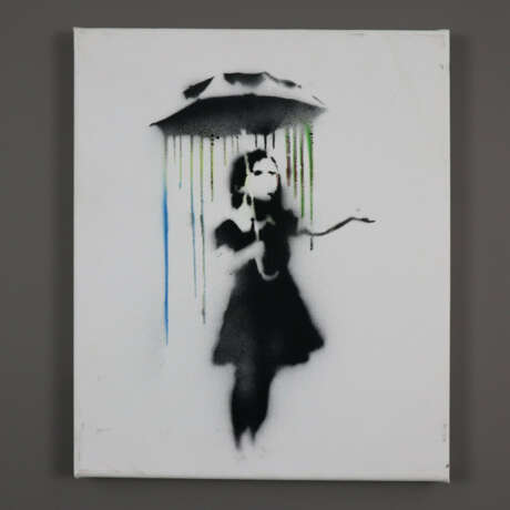 Banksy (*1974 Bristol, nach) - "Dismal Canvas" mit - Foto 7