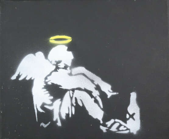 Banksy (*1974 Bristol, nach) - "Dismal Canvas" mit - photo 1