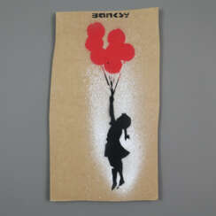 Banksy (*1974 Bristol, nach) - "Girl floating", 20