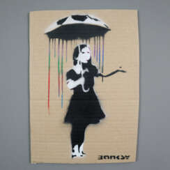 Banksy (*1974 Bristol, nach) - "Umbrella Girl", 20