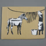 Banksy (*1974 Bristol, nach) - "Washing Zebra", 20 - photo 1