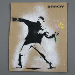 Banksy (*1974 Bristol, nach) - "Blumenwerfer", 201