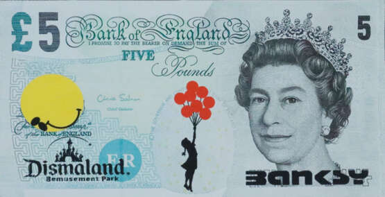 Banksy (*1974 Bristol, nach) - "Dismal 5 Pound Can - Foto 1