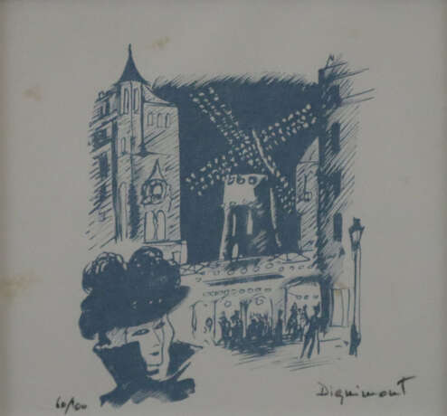 Dignimont, André (1891-1965) - „Au Moulin Rouge - - photo 1