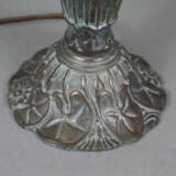 Jugendstil Tischlampe - um 1900/10, floral reliefi - photo 5