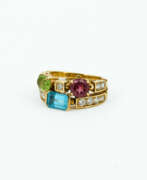 Bulgari. GEMSTONE-DIAMOND-RING