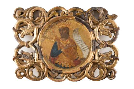 A LARGE ICON SHOWING THE PROPHET DAVID - photo 1