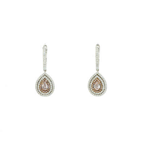 FANCY COLOUR DIAMOND-EARRINGS - photo 1