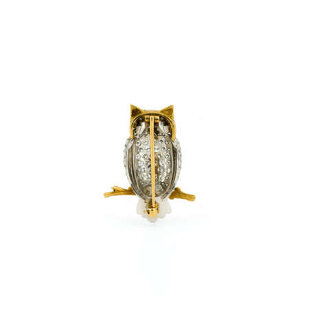 OWL-DIAMOND-BROOCH - photo 2