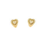 HEART-DIAMOND-EAR-STUD-CLIPS - photo 1