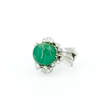 EMERALD-DIAMOND-RING - фото 2