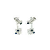 SAPPHIRE-DIAMOND-EARRINGS - фото 1