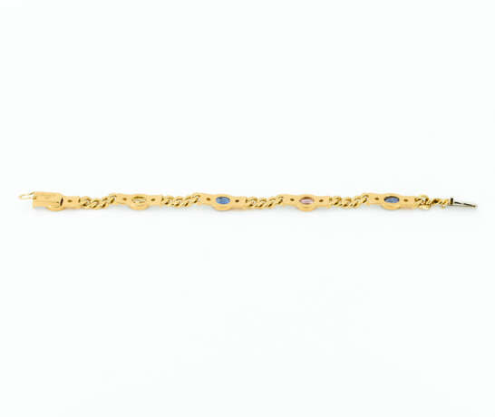 SAPPHIRE-DIAMOND-BRACELET - photo 3