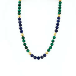 LAPISLAZULI-MALACHITE-NECKLACE