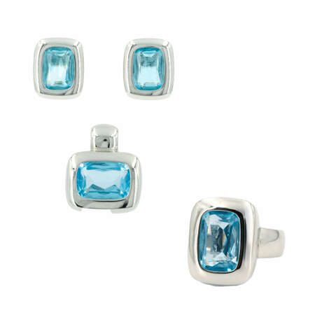 TOPAZ-SET: RING, PENDANT AND EAR STUDS - фото 1