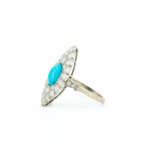 TURQUOISE-DIAMOND-RING - photo 2