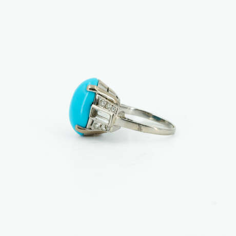 TURQUOISE-DIAMOND-RING - photo 2