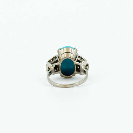 TURQUOISE-DIAMOND-RING - photo 3