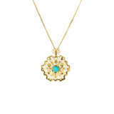 PEARL-TURQUOISE-PENDANT-NECKLACE - фото 2