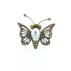 DIAMOND-PEARL-BROOCH