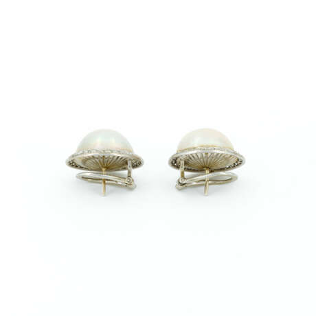 MABÉ-PEARL-DIAMOND-EAR-STUD-CLIPS - photo 3