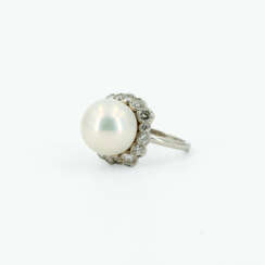 PEARL-DIAMOND-RING