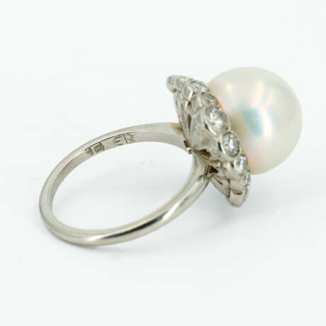 PEARL-DIAMOND-RING - photo 4