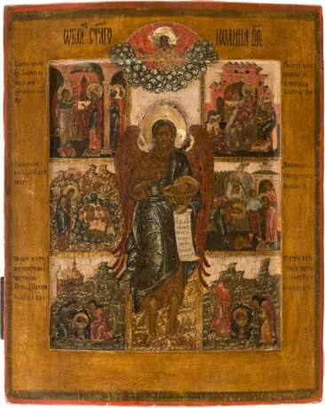 A VITA ICON OF ST. JOHN THE FORERUNNER WITH SCENES FROM HIS LIFE - Foto 1