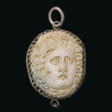 A ROMAN AGATE CAMEO OF MEDUSA - Now at the auction