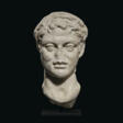 A ROMAN MARBLE HEAD OF A SATYR - Now at the auction