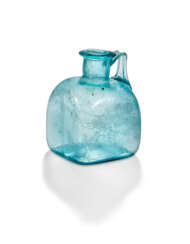 A ROMAN BLUE GLASS BOTTLE