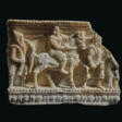 AN ETRUSCAN FRAGMENTARY ALABASTER CINERARY URN - Jetzt bei der Auktion