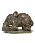 Sculptures. A ROMAN BRONZE MOUSE